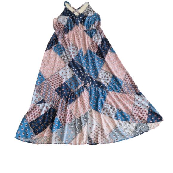 Isabel Maternity Dress by Ingred & Isabel Paisley Patchwork Midi Maxi XXL NEW - Picture 8 of 12